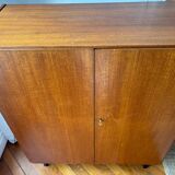 50s teak wardrobe