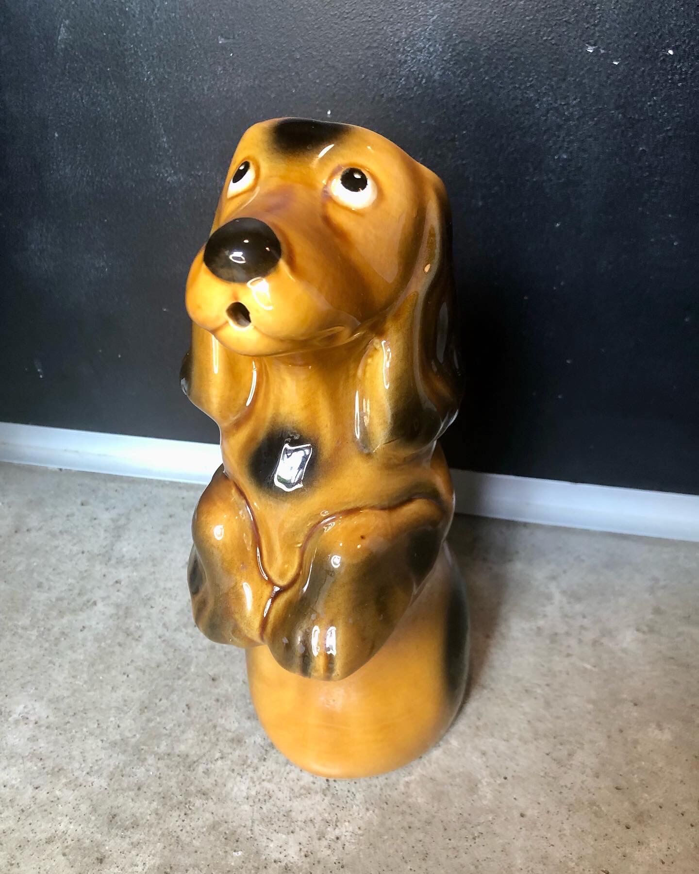 Ceramic dog pitcher