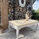 Table basse bois ancienne rénovée