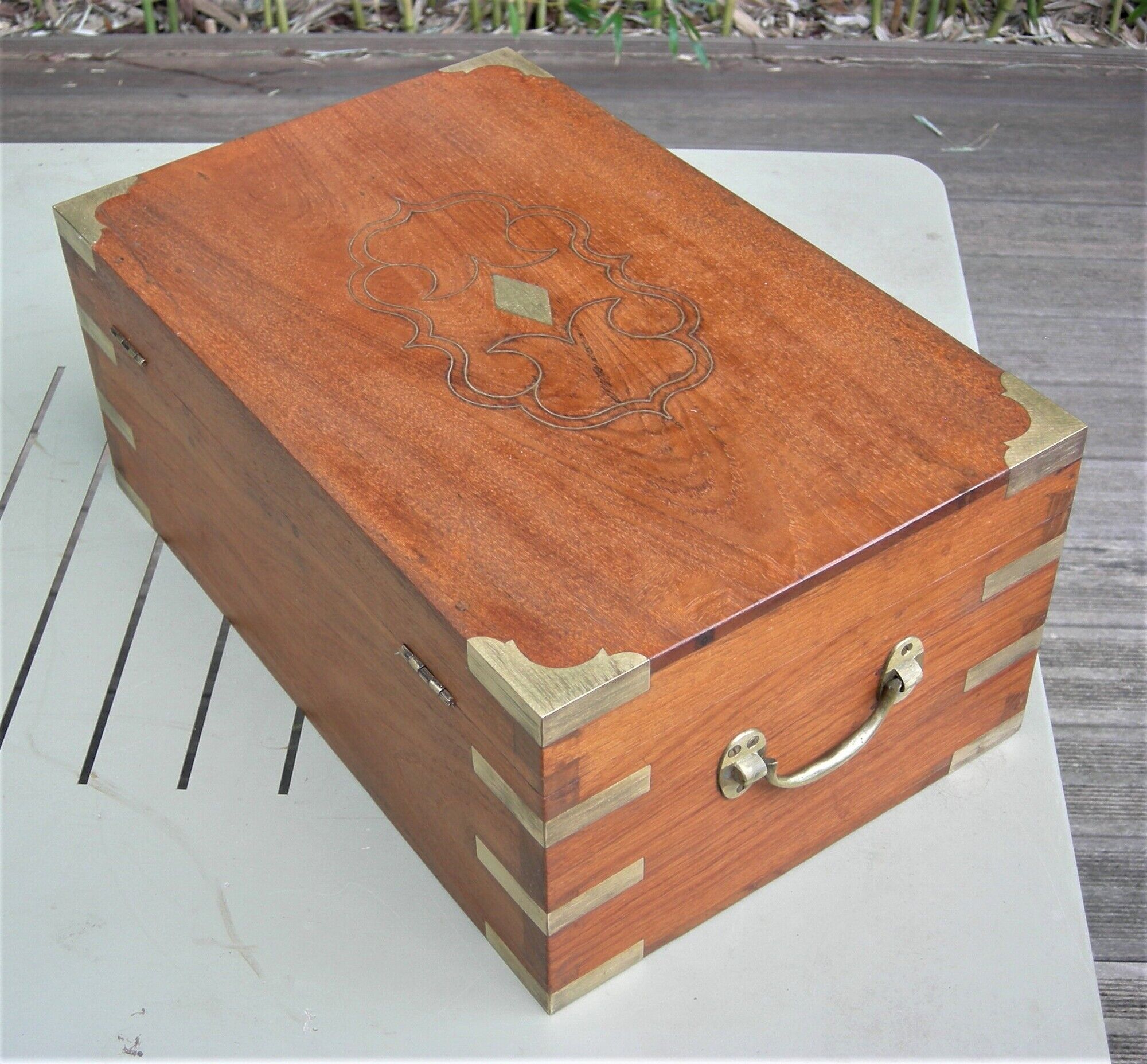 Jewelry box wooden mail box with secrecy