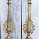 Pair of church candlesticks 57 cm high