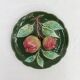Pair old earthenware plates numbered dimension: diameter -6cm- height -6cm-
