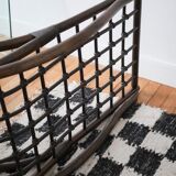 Rattan chaise longue