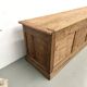 Very large pine trade counter, circa 1920.