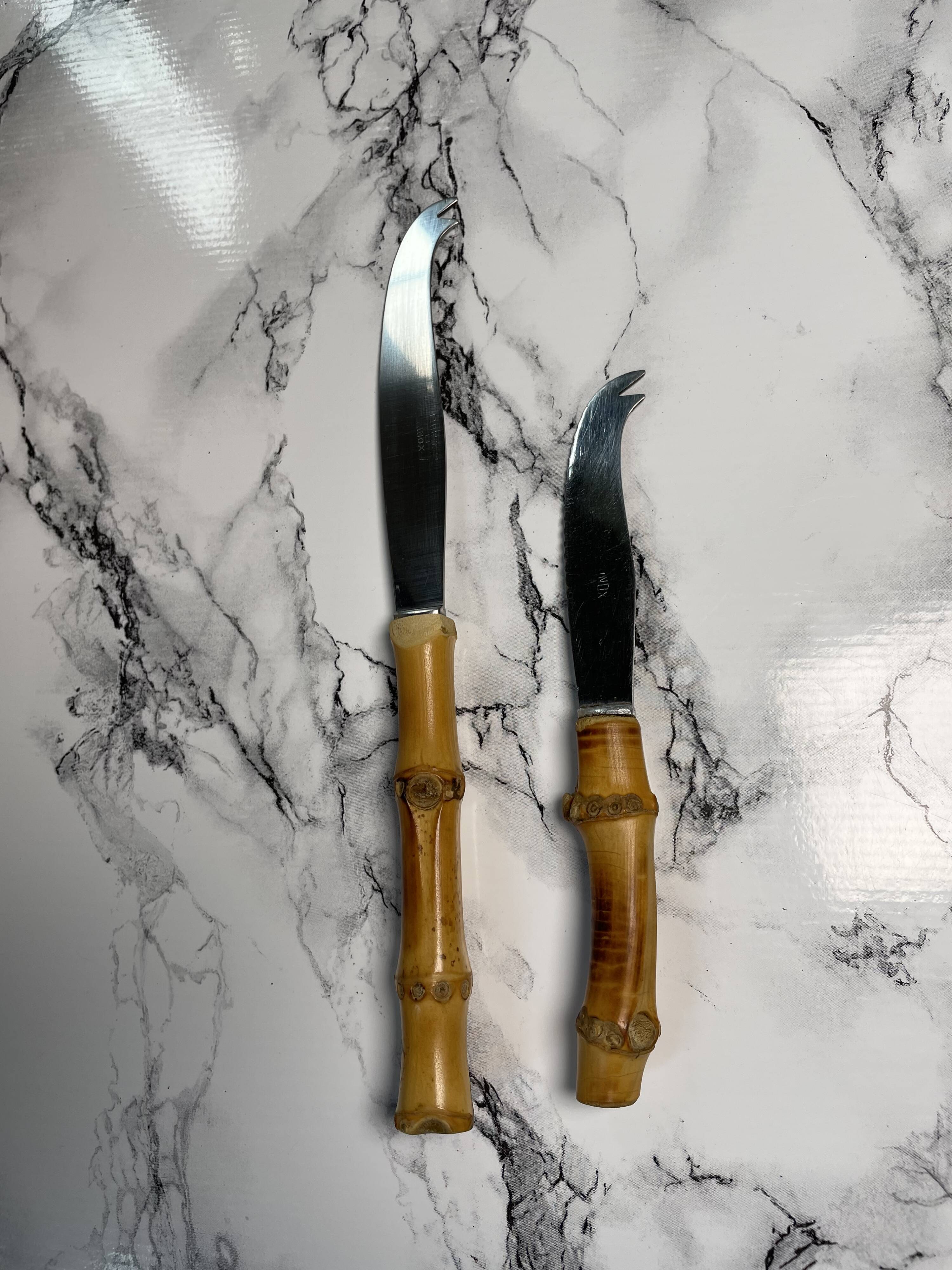 Couteaux manche bambou