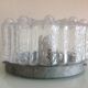 Bulled glass ceiling lamp, vintage 60/70s