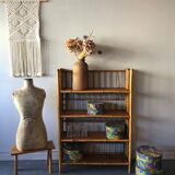 Bamboo folding shelf