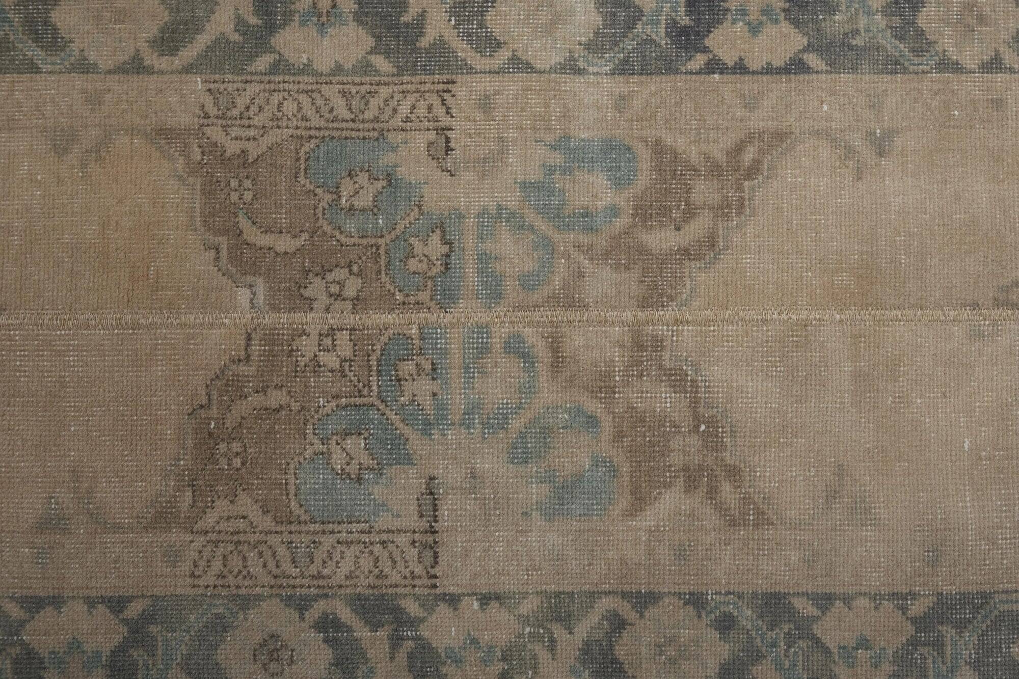 Vintage Turkish hallway rug 68x787 cm