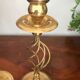Pair of vintage brass candle holders