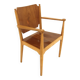 Scandinavian beech teak armchair, Sweden, 1960