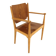 Scandinavian beech teak armchair, Sweden, 1960