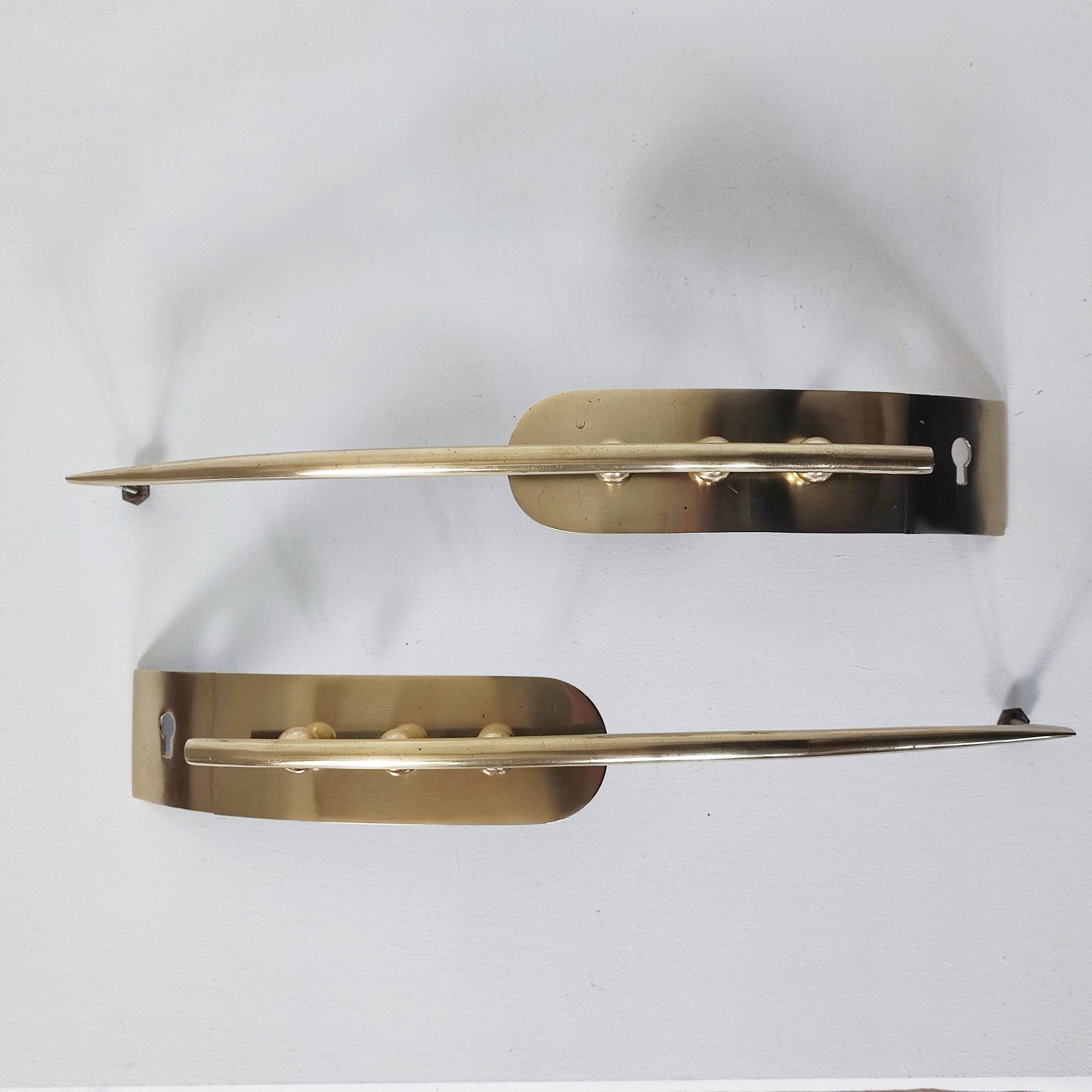 Art Deco brass handles