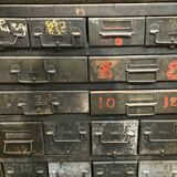 Military establishment - Two metal military mechanic's servants