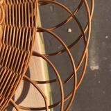 Mirror rattan 35x35cm Sun