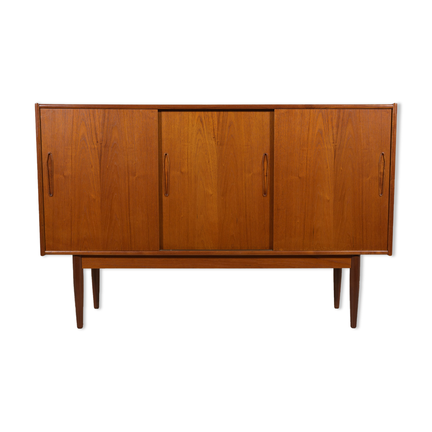 Danish high sideboard in teak, 1960s