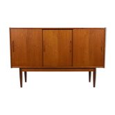 Danish high sideboard in teak, 1960s