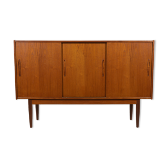 Danish high sideboard in teak, 1960s