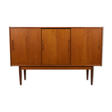 Danish high sideboard in teak, 1960s