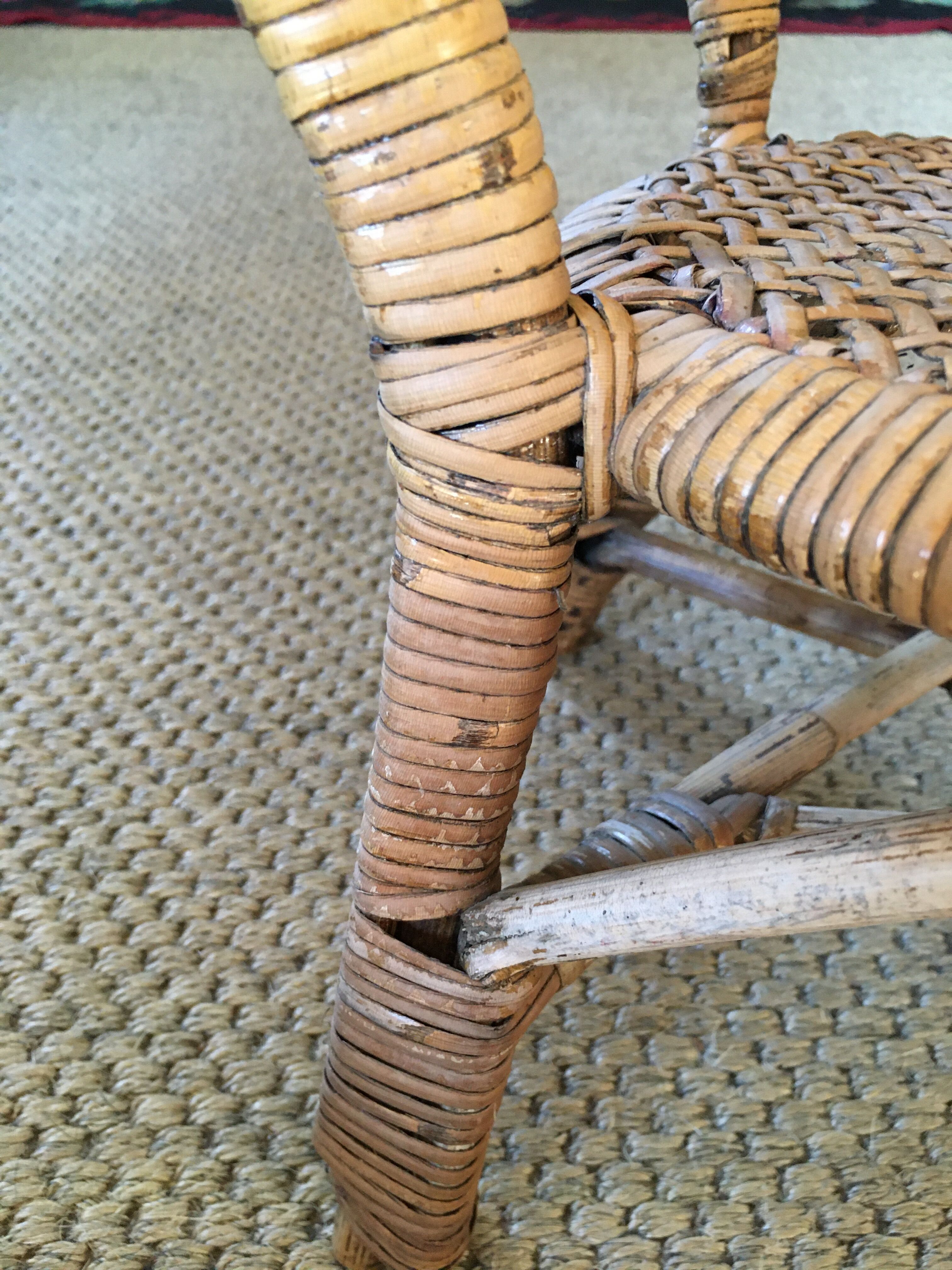 Child rattan chair