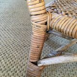 Fauteuil rotin enfant