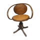 Fauteuil de bureau pivotant Thonet début XXeme