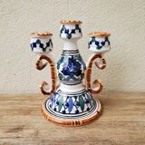 Glazed ceramic candle holder