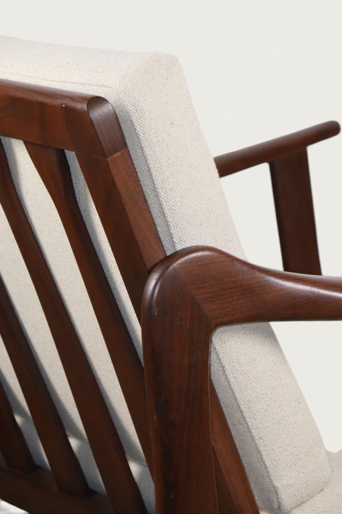 Scandinavian lounge chair in solid teak, 1960s