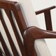 Scandinavian lounge chair in solid teak, 1960s
