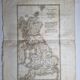 Carte de la Grande Bretagne extraite de l'Atlas des l'histoire des empereurs de 1819, 48 x 34 cm