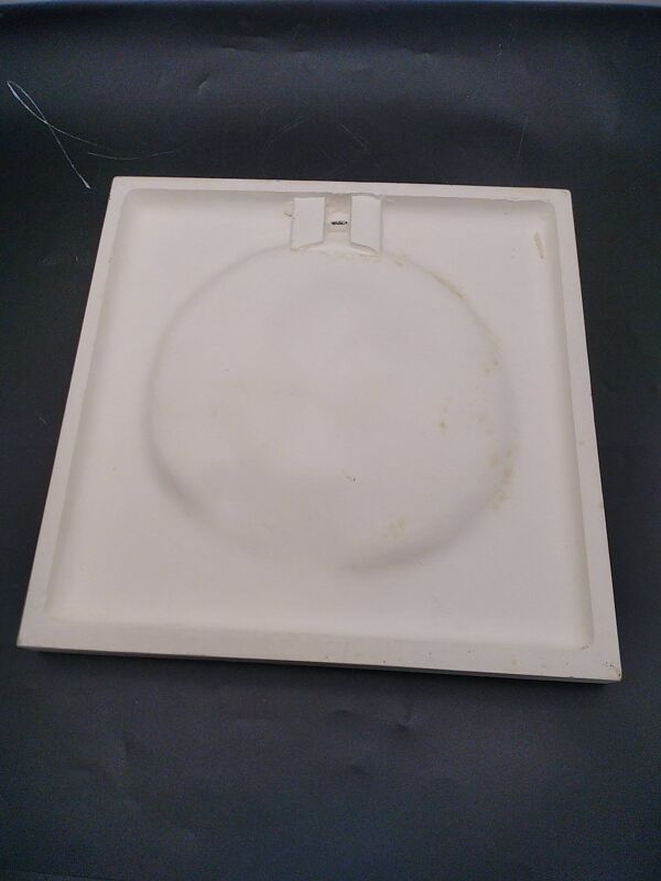 Portrait moulé en bas relief sur plâtre - Atelier SEDAP