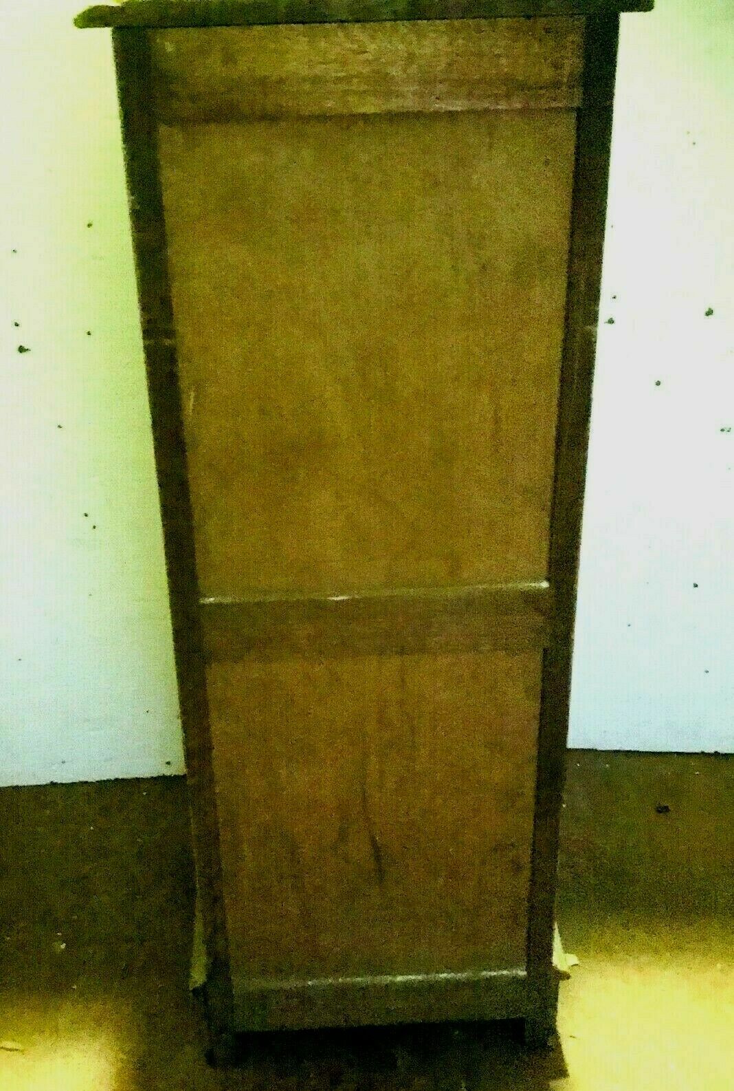 Massive oak curtain binder 20th century office furniture