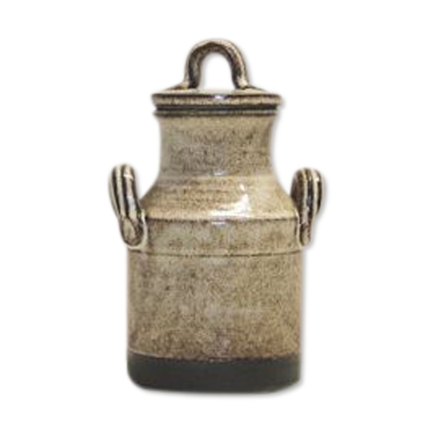 Brown jug vase by Finnish Keramik from Denmark