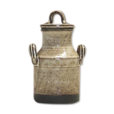 Brown jug vase by Finnish Keramik from Denmark