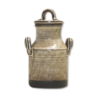 Vase de cruche marron par Finlandais Keramik du Danemark
