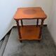 Small vintage wooden side table or bedside table