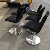 5 swivel chairs around 1970 series