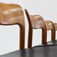 Vintage Danish dining chairs by Niels Koefoed 1960s teak set of 7