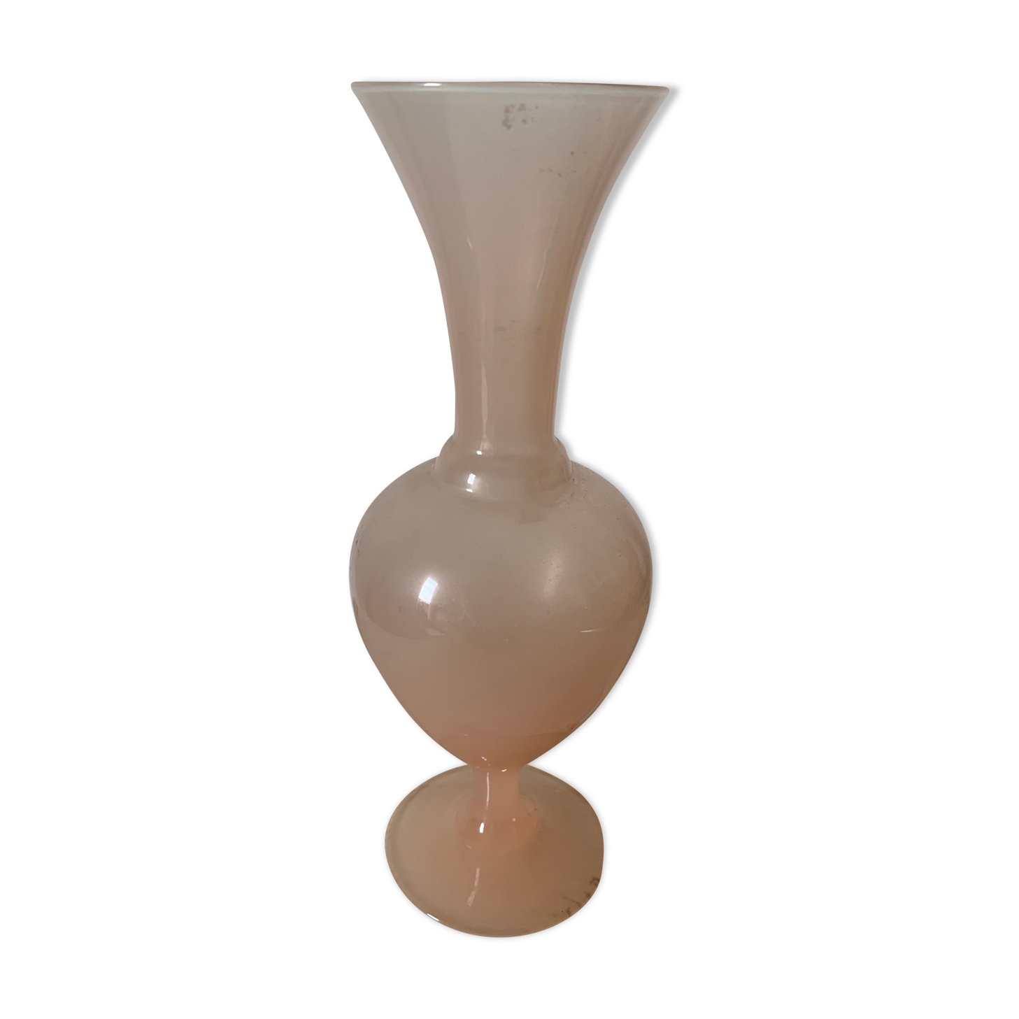 Pink opaline vase