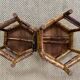 Pair of small side tables / Rattan sofa ends