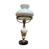 Opaline marble porcelain lamp from the 1970s