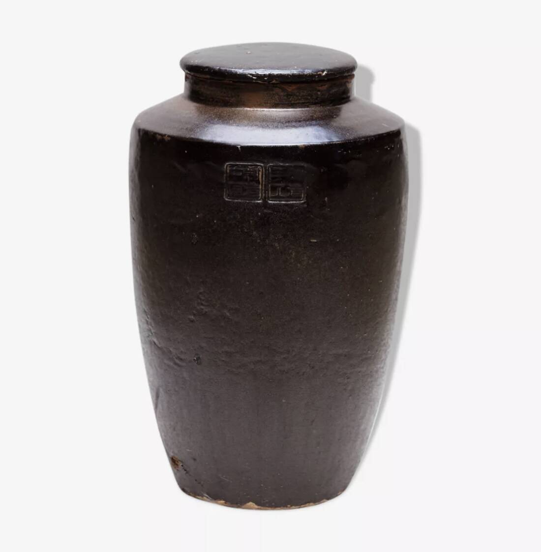Japanese ceramic jar