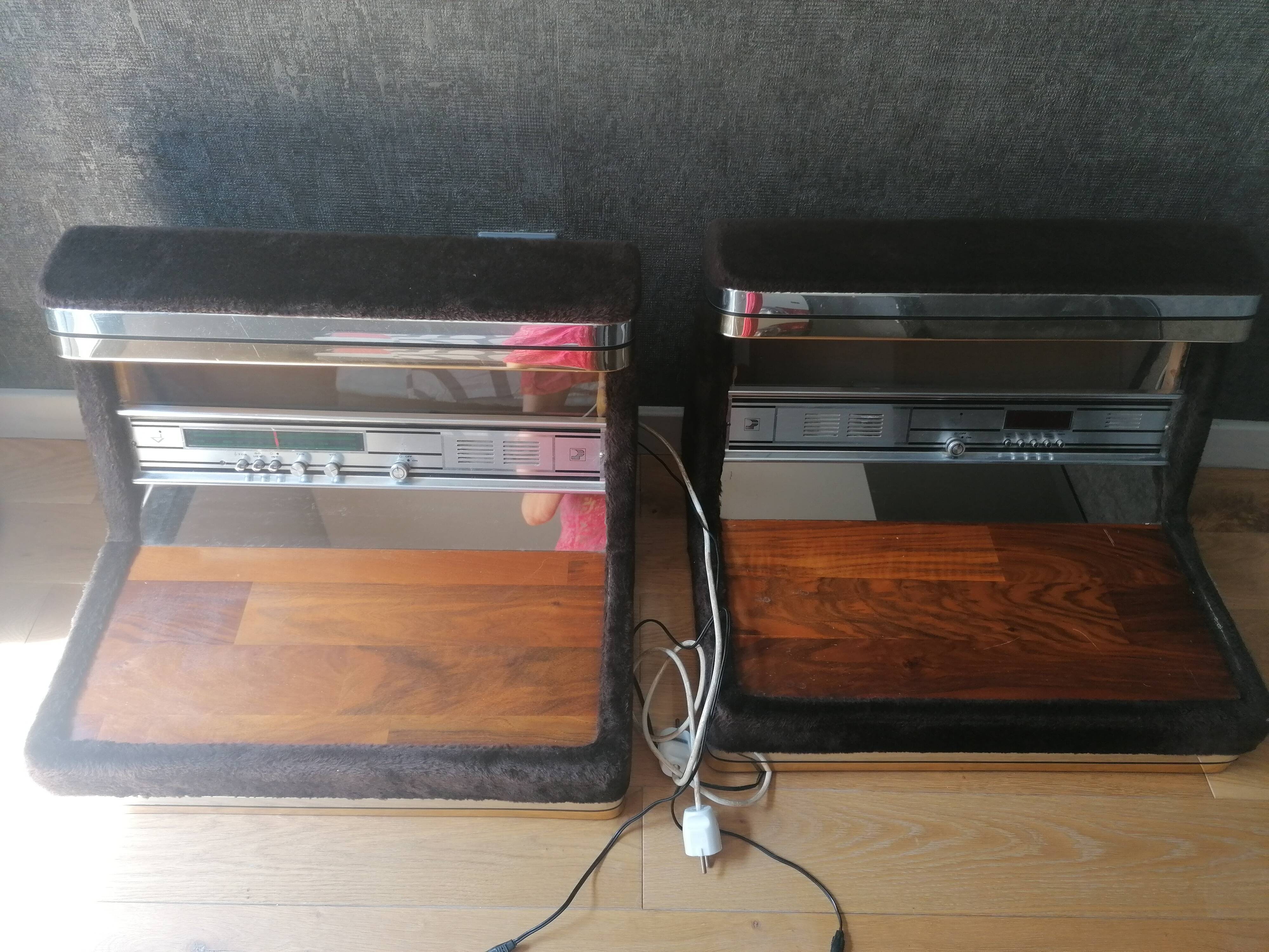 Vintage bedside table.