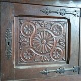 Handcrafted Basque Sideboard, in Oak, Imposing but Refined - Early 20th Century