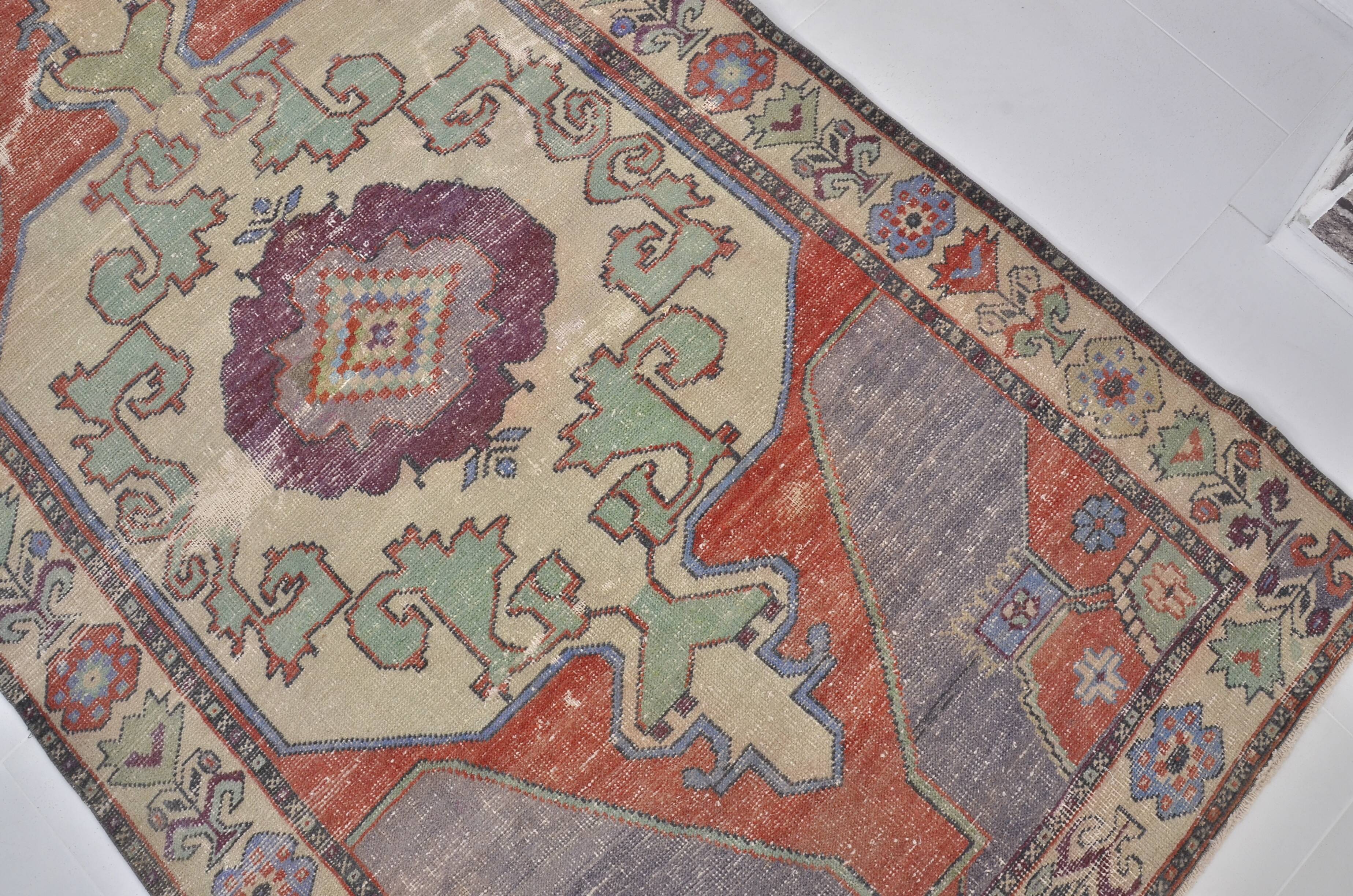 Oushak Floor Hnamdade Vintage Carpet sku 1342