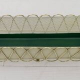 Attributed Gio Ponti Mid-Century Italian Spiral Brass Planter 1940