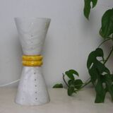 Alabaster and marble diabolo lamp