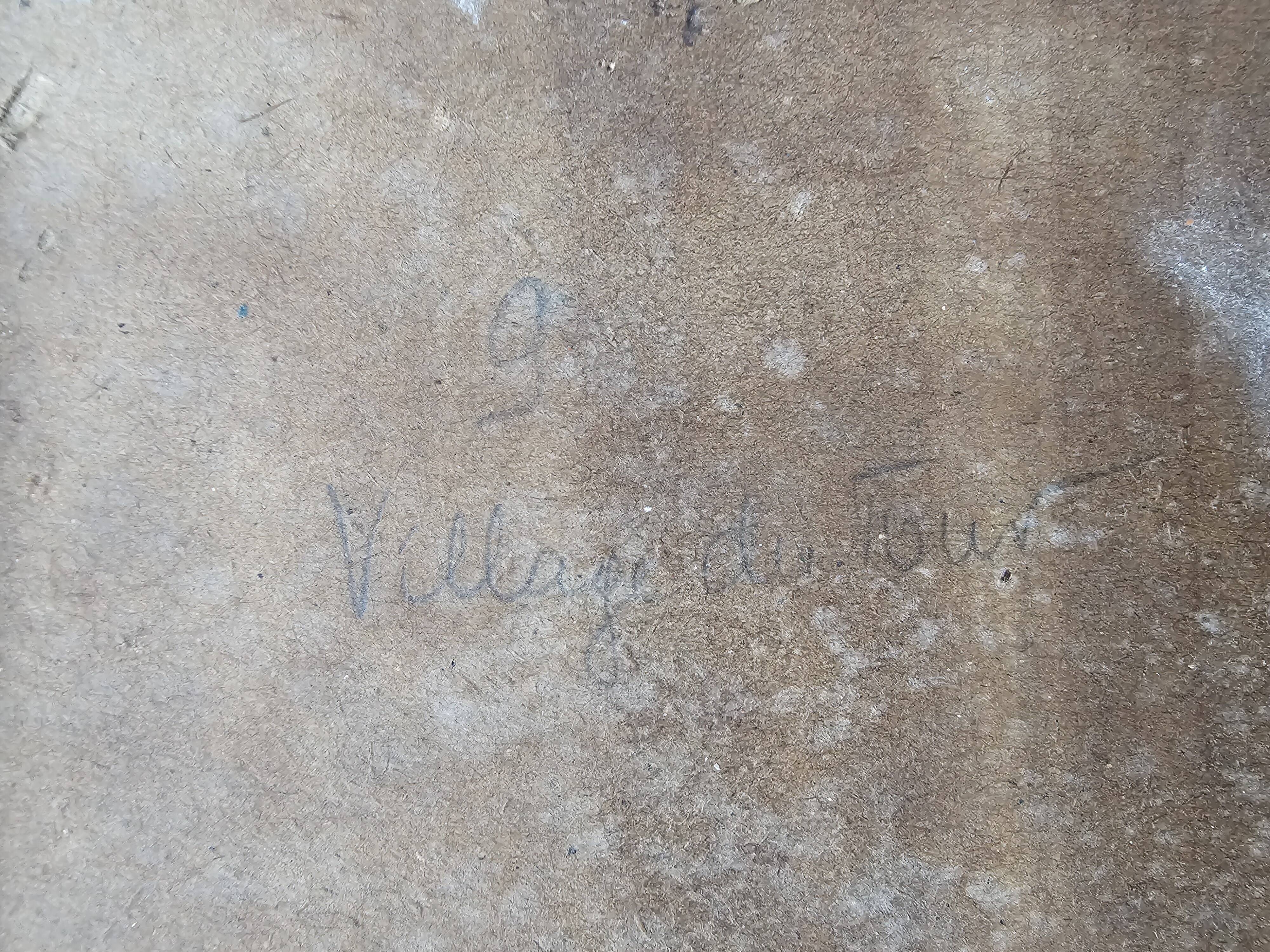 Oil painting on panel Village du Tour / Le Tour (Chamonix) Signed M Mart