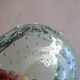 Daum green ashtray or empty pocket in bubbled glass