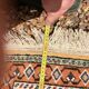Vintage Oriental Handwoven Wool Caucasian Boho Chic Persian Rug 150x89