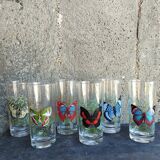 6 glasses pattern "Butterfly"